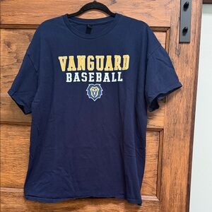 Vanguard Baseball Navy Graphic Tee